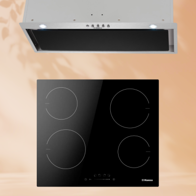 Комплект встраиваемой техники: Электрическая варочная панель Hansa BHC633008 + Вытяжка Hansa OMP6242BIH