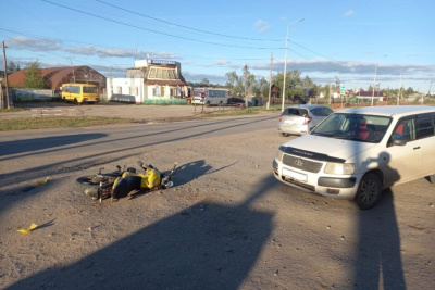 В Якутии в ДТП пострадал 16-летний мотоциклист /    Республика Саха (Якутия)