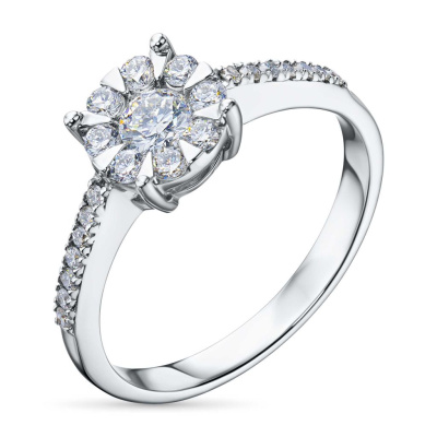 Кольцо из белого золота э4712кц05153500_white