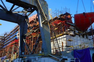 На атомном ледоколе «Якутия» сформирован ледовый пояс /    Республика Саха (Якутия)