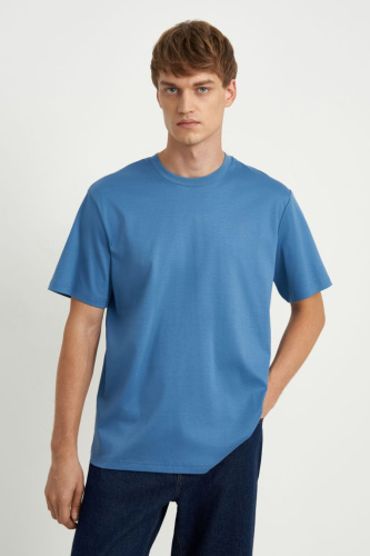 Футболка из хлопка прямого кроя