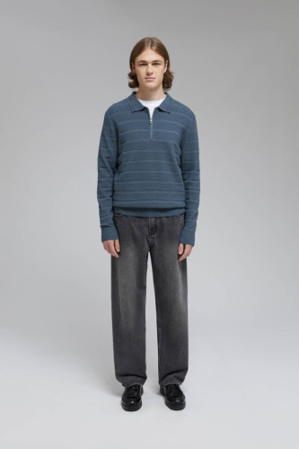 Джемпер с воротником-поло