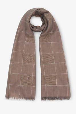 Шарф с добавлением хлопка и льна