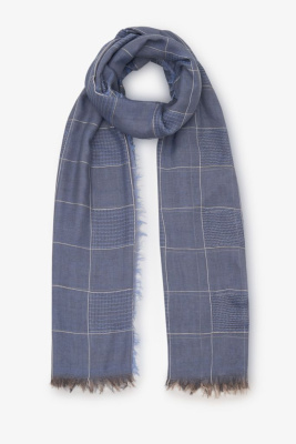 Шарф с добавлением хлопка и льна