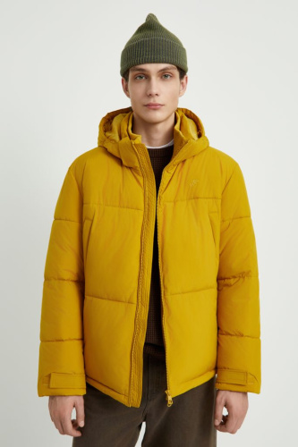 Утепленная куртка со съемным капюшоном