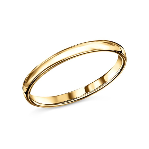 Золотое обручальное кольцо