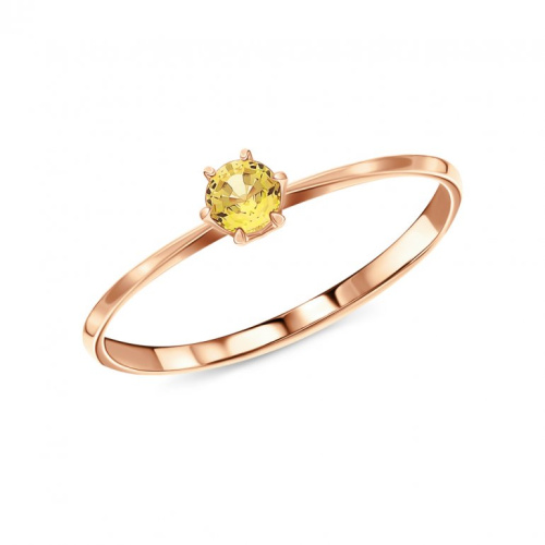 Золотое кольцо с сапфирами природными