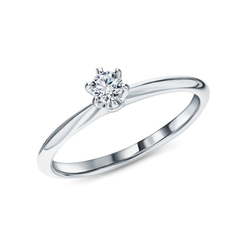 Золотое кольцо с бриллиантами природными