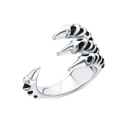 Серебряное кольцо с эмалью