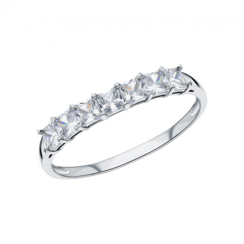 Золотое кольцо с фианитами