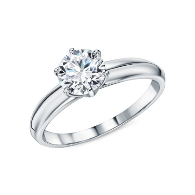 Золотое кольцо с фианитами