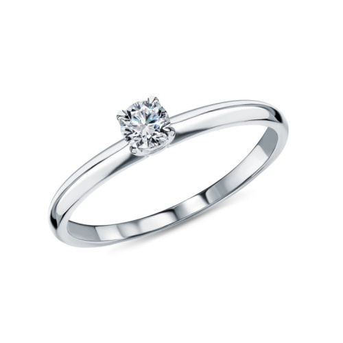 Золотое кольцо с бриллиантами природными