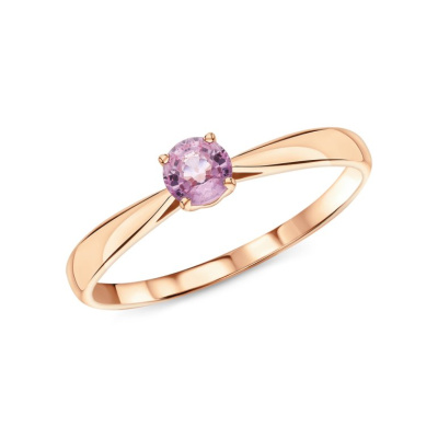 Золотое кольцо с сапфирами природными