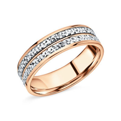 Золотое обручальное кольцо