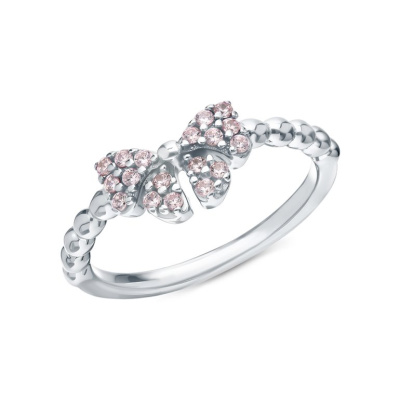 Серебряное кольцо с фианитами