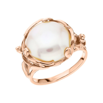 Золотое кольцо с жемчугом