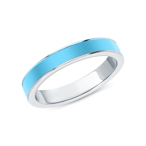 Серебряное кольцо с эмалью