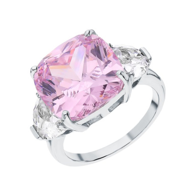 Серебряное кольцо с фианитами