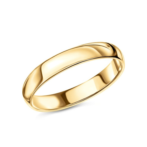 Золотое обручальное кольцо