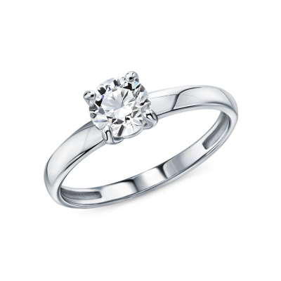 Золотое кольцо с фианитом