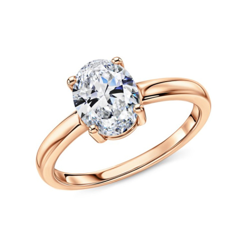 Серебряное кольцо с фианитом