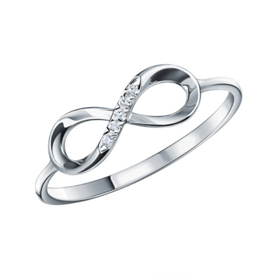 Золотое кольцо с бриллиантами природными