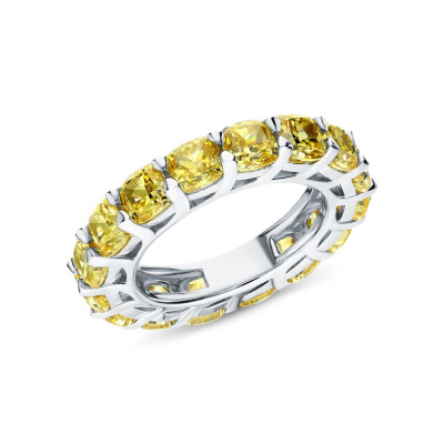 Серебряное кольцо с фианитами