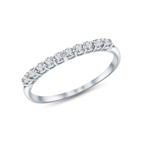 Серебряное кольцо с фианитами