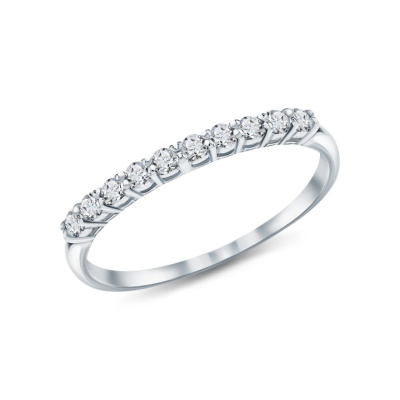 Серебряное кольцо с фианитами