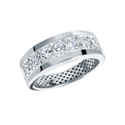 Золотое кольцо с фианитами