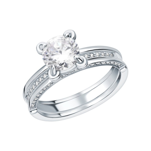 Серебряное кольцо с фианитами