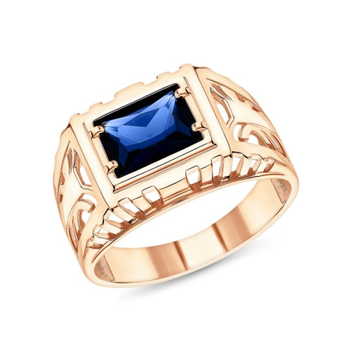 Золотое кольцо с наноситаллом