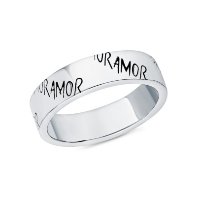 Серебряное кольцо с эмалью