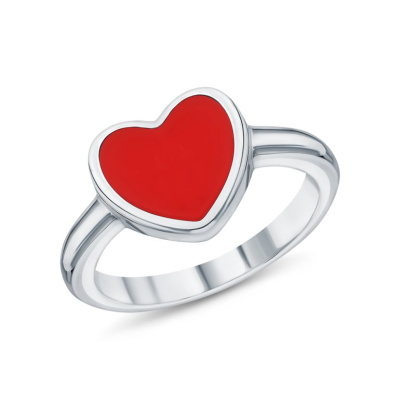 Серебряное кольцо с эмалью