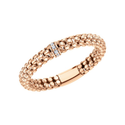 Золотое кольцо с фианитами