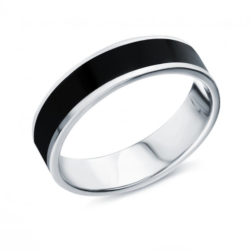 Серебряное кольцо с эмалью