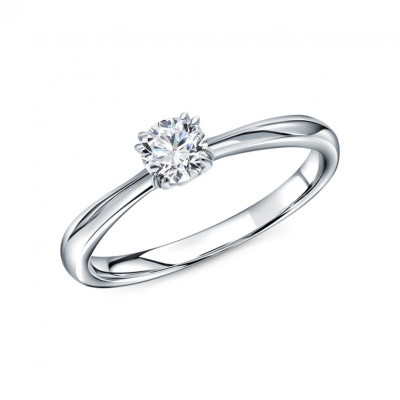 Золотое кольцо с бриллиантами природными