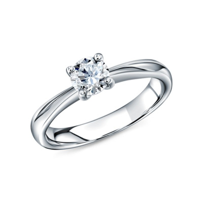 Золотое кольцо с бриллиантами природными