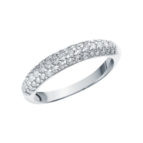 Серебряное кольцо с фианитами