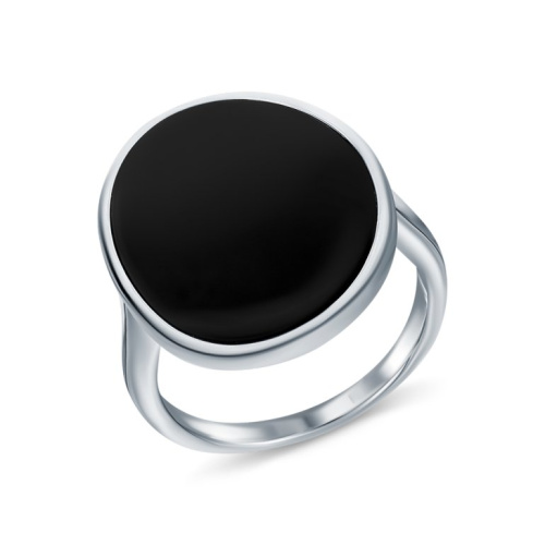 Серебряное кольцо с агатами природными