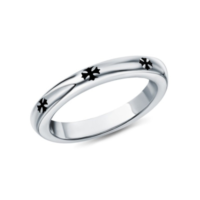 Серебряное кольцо с эмалью