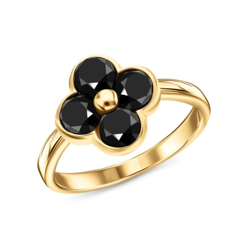 Серебряное кольцо с агатами природными