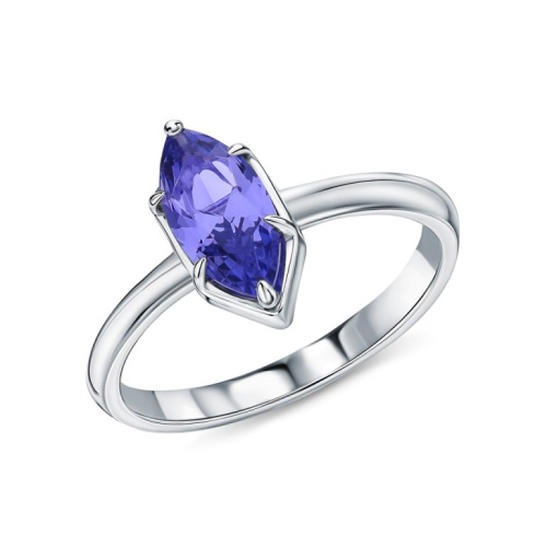 Серебряное кольцо с фианитами