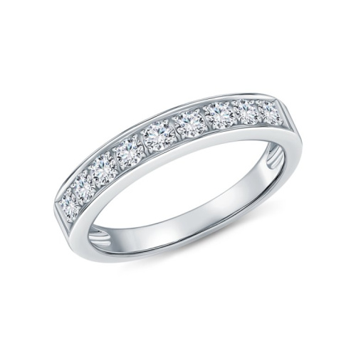 Золотое кольцо с бриллиантами выращенными