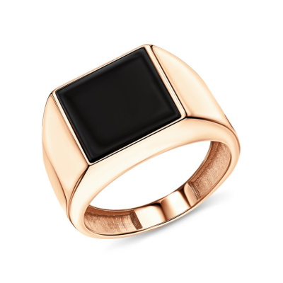 Золотое кольцо с агатами природными