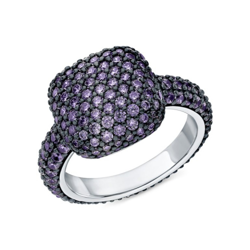 Серебряное кольцо с фианитами