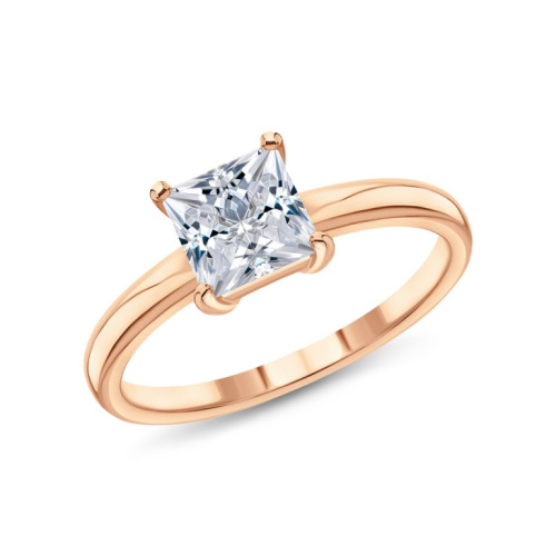 Серебряное кольцо с фианитами