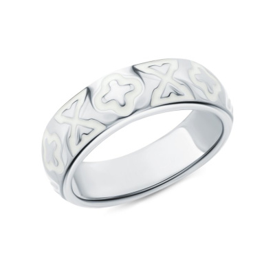 Серебряное кольцо с эмалью