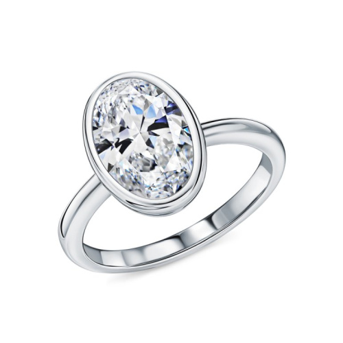 Серебряное кольцо с фианитами