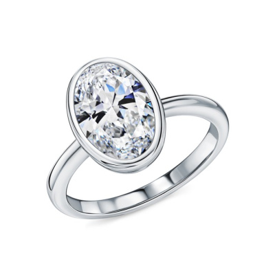 Серебряное кольцо с фианитами